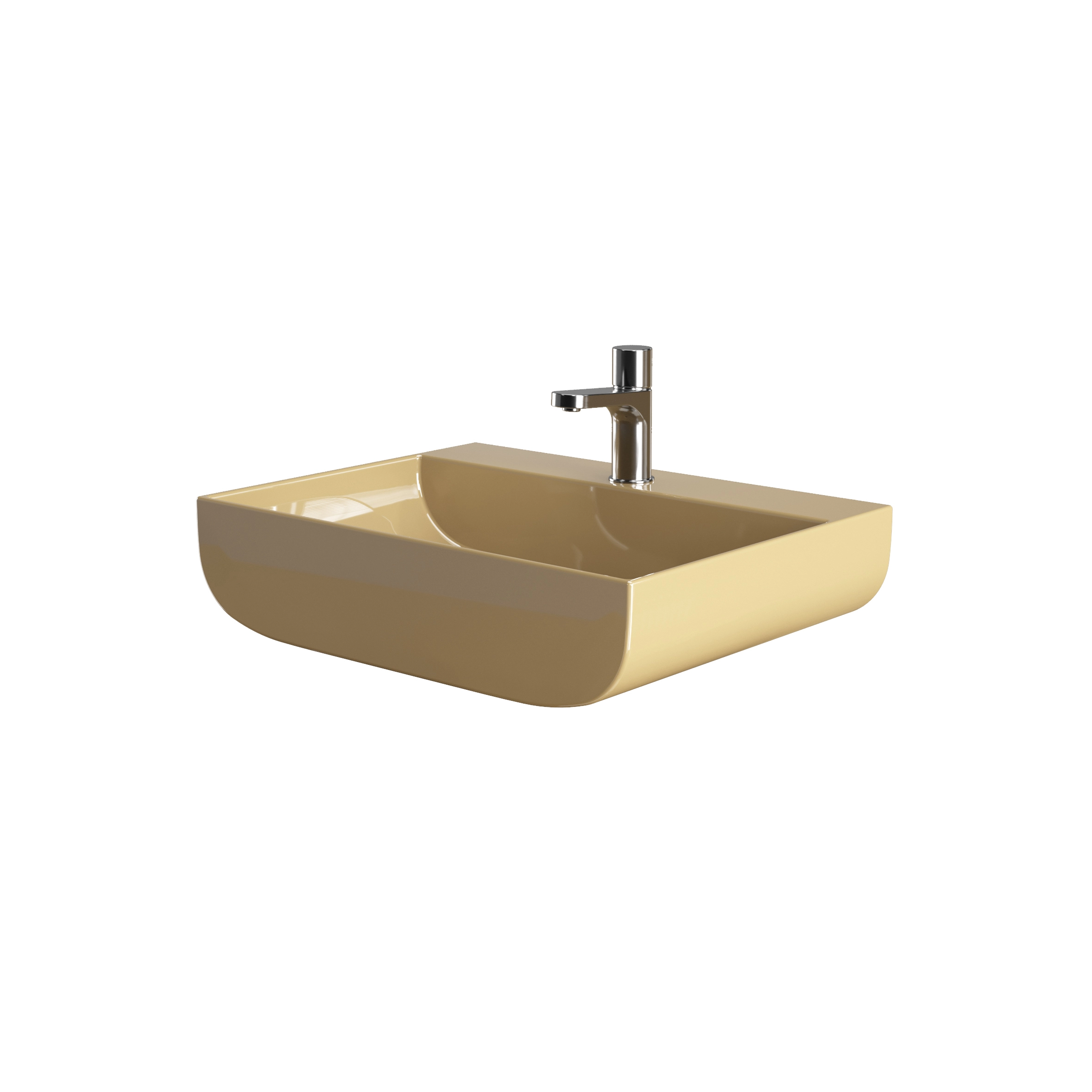Foto 12 Leuca Washbasin 100&times;45 cm wall-hung/over counter. 1 tap hole