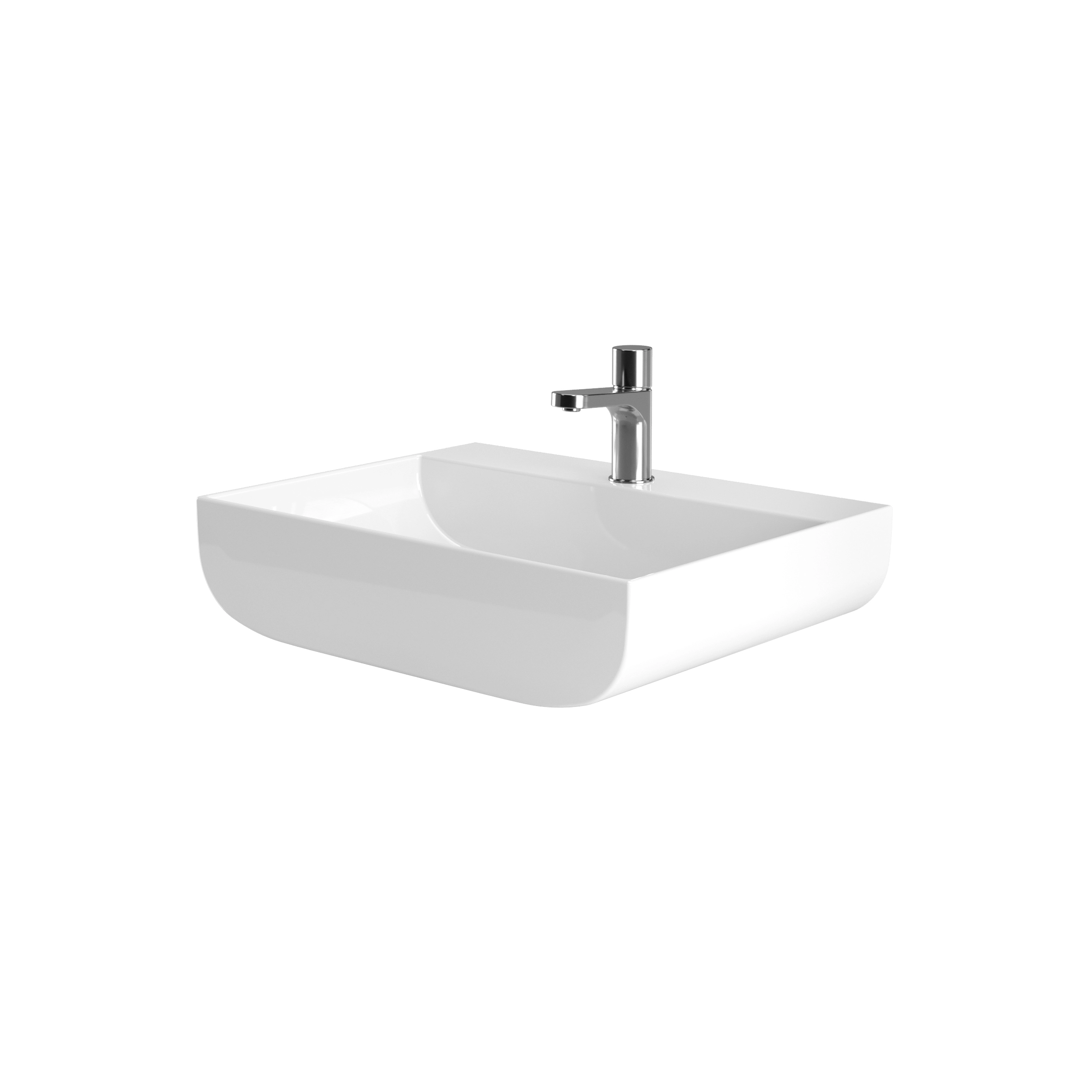 Foto 8 Over Counter Washbasin No Tap Hole 45&times;39 cm Leuca